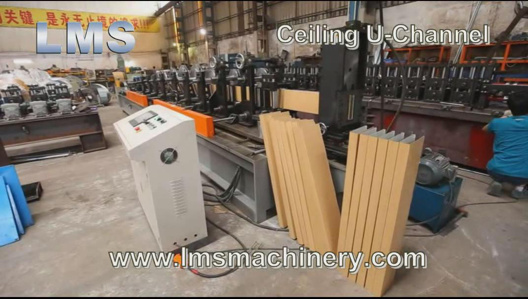 LMS CEILING U CHANNEL ROLL FORMING MACHINE
