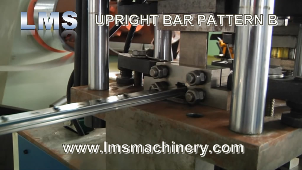 LMS FILE CABINET ROLL FORMING SYSTEM - UPRIGHT BAR PATTERN B