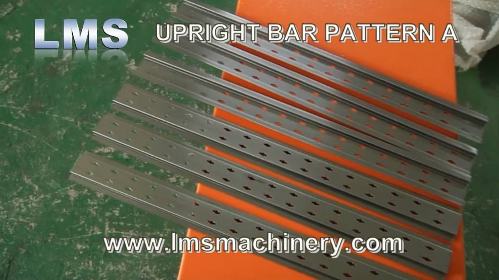 LMS FILE CABINET ROLL FORMING SYSTEM - UPRIGHT BAR PATTERN A