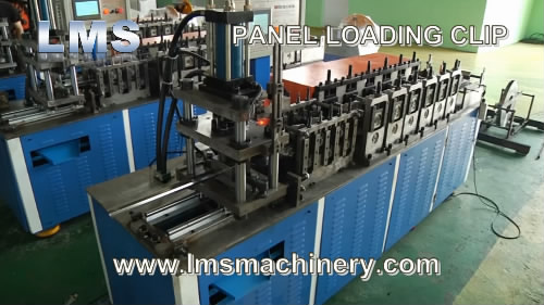 LMS FILE CABINET ROLL FORMING SYSTEM - PANEL LOADING CLIP