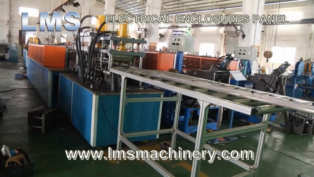 LMS ELECTRICAL ENCLOSURES PANEL ROLL FORMING PRODUCTION LINE