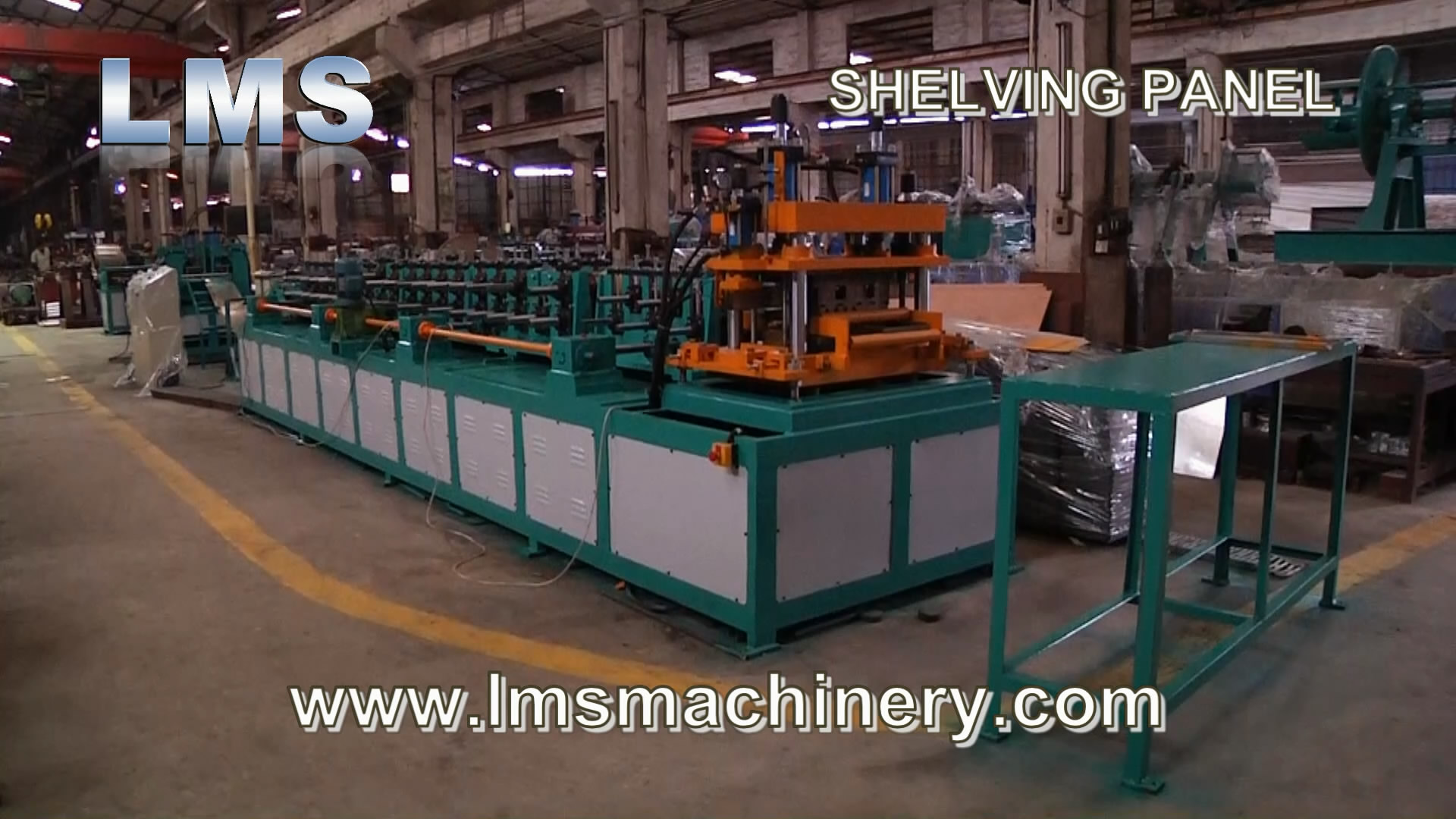 LMS SHELVING PANEL 200-400 ROLL FORMING MACHINE