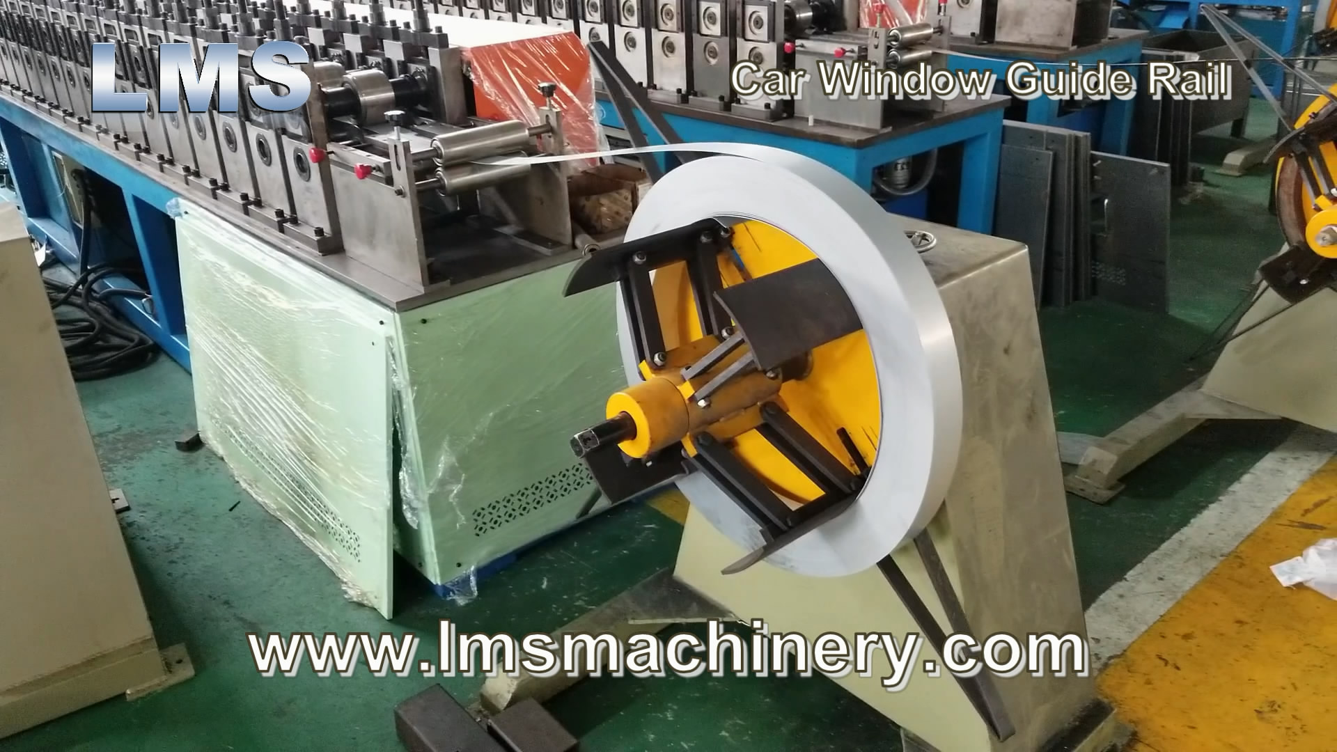 LMS Car Window Guide Rail Roll Forming Machine