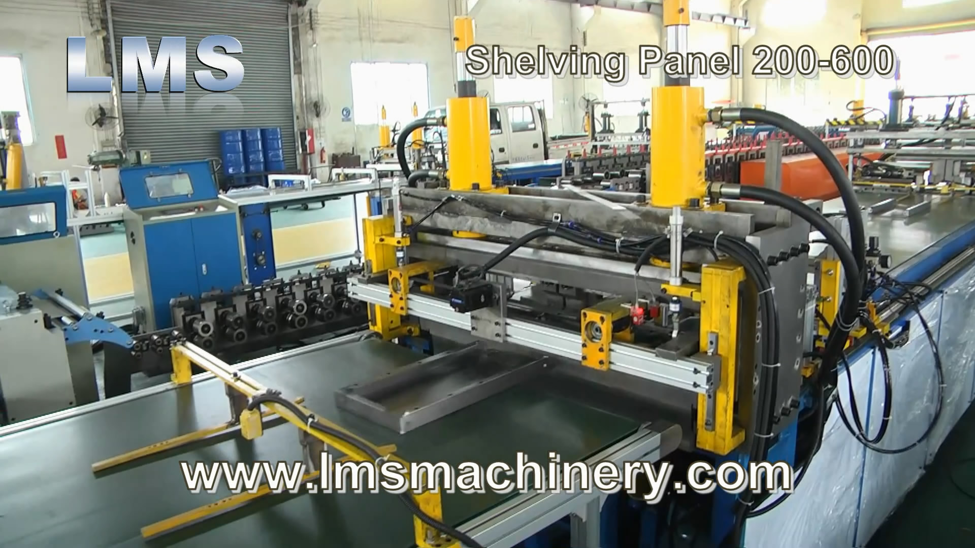 LMS Shelving Panel 200-600X40 Roll Forming Production Line