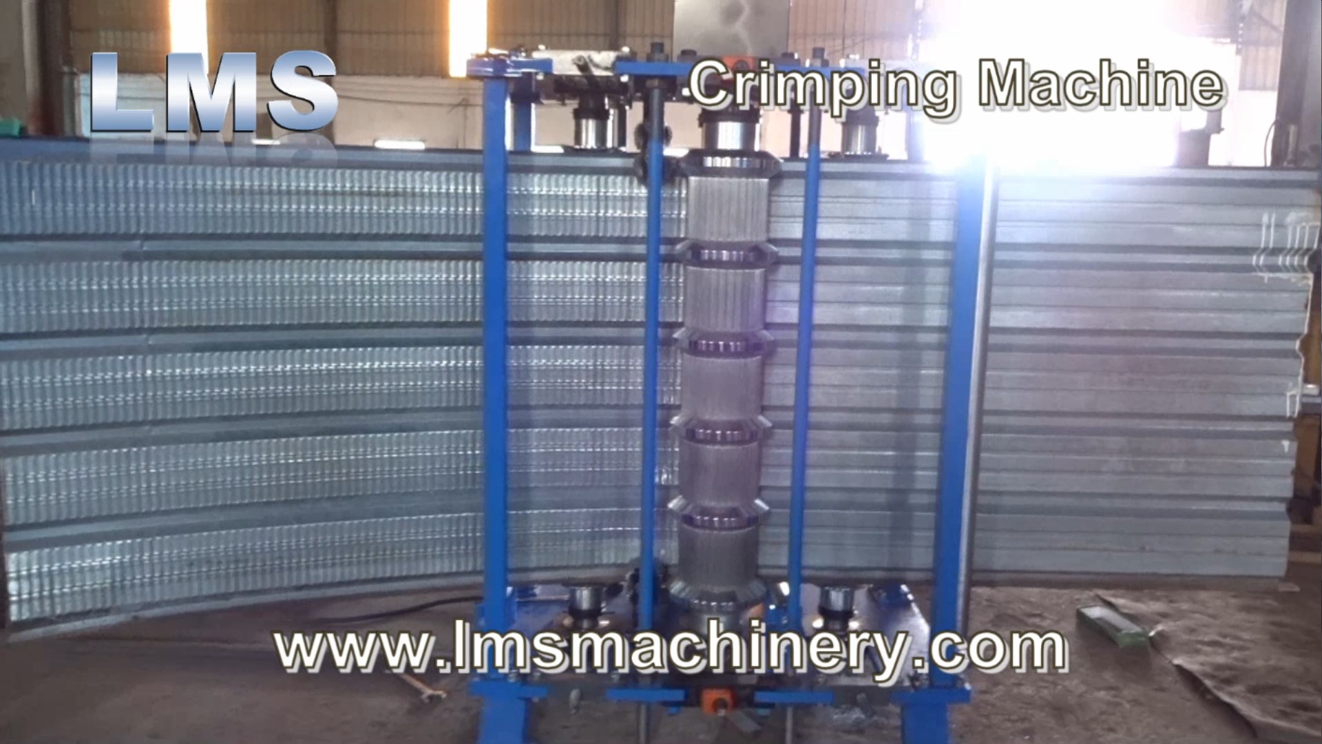 LMS TRAPEZOIDAL ROOF CRIMPING MACHINE