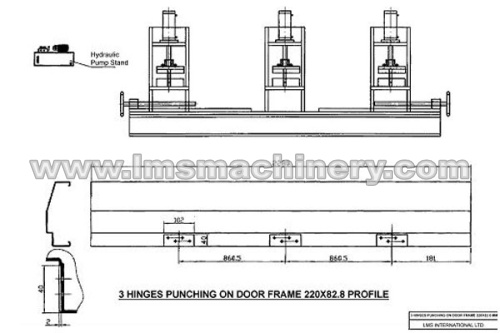 Hinge Hole Punching Machine