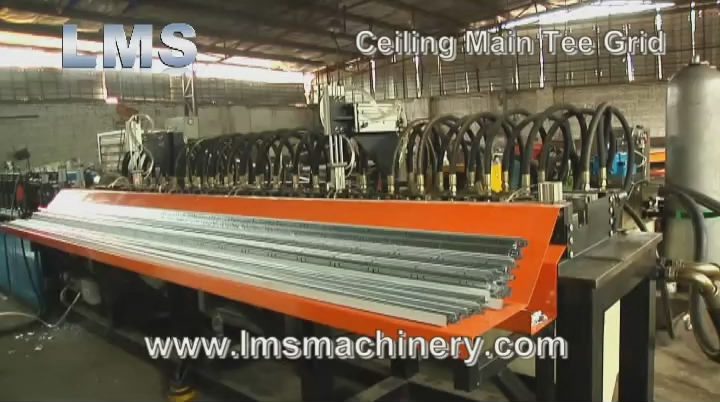 LMS Ceiling Tee Grid Roll Forming Auto Line