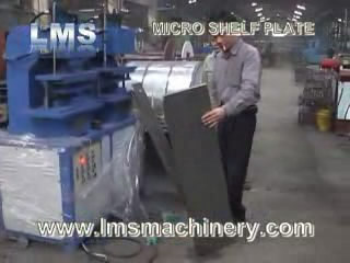 MICRO RACK SHELF PLATE ROLL FORMING MACHINE
