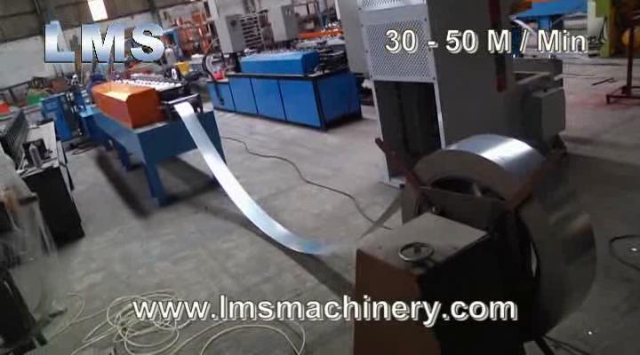 LMS Drywall Stud Roll Forming with Flying Punch N Cut