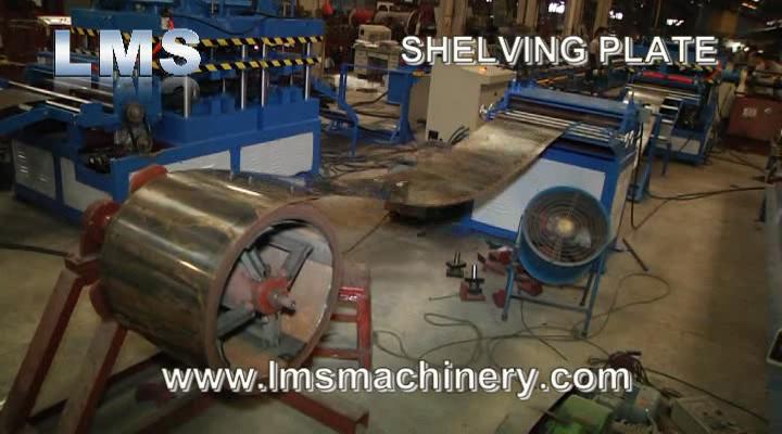 LMS SHELVING PLATE 300-600X36X0.8 ROLL FORMING MACHINE