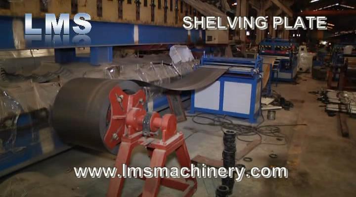 LMS SHELVING PLATE 300-600X42X1.5 ROLL FORMING MACHINE