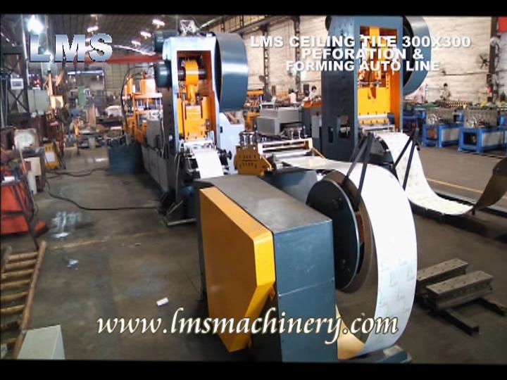 LMS CEILING TILE 300X300 PERFORATION &FORMING AUTO LINE